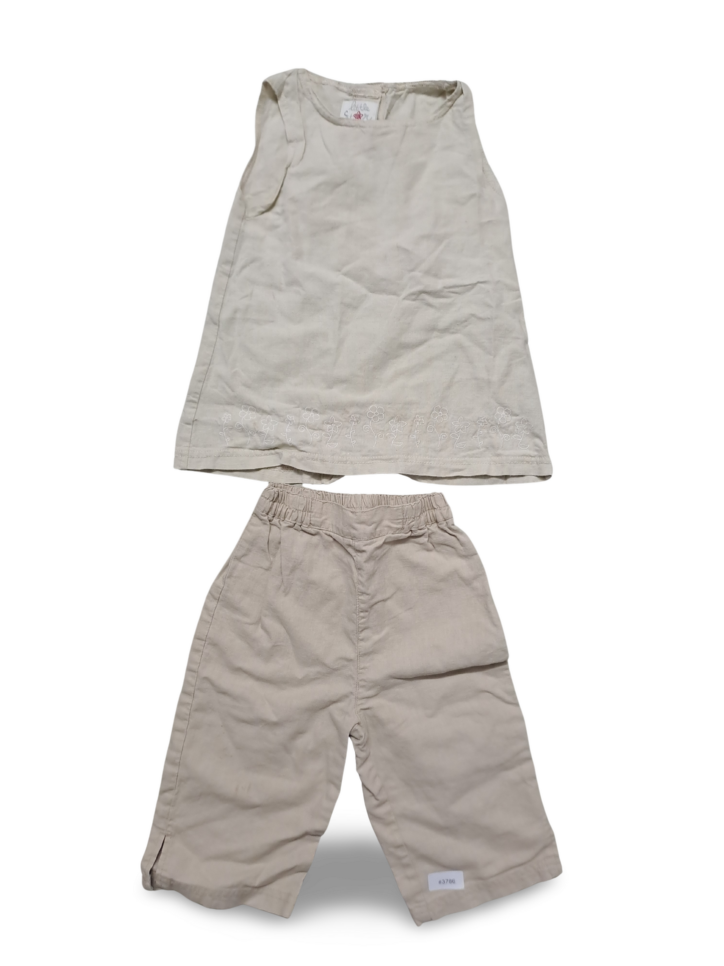 Set Top und Hose beige - Gr. 86