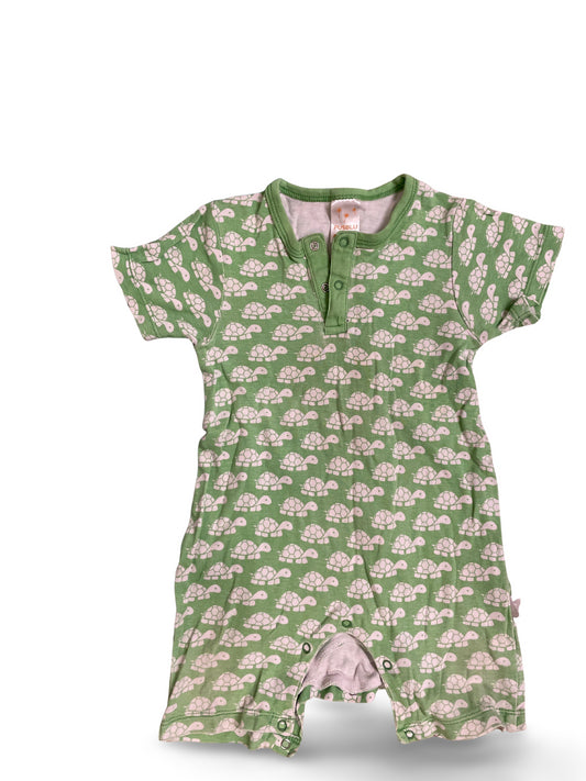 Strampler kurz Schildkröte - Gr. 74/80