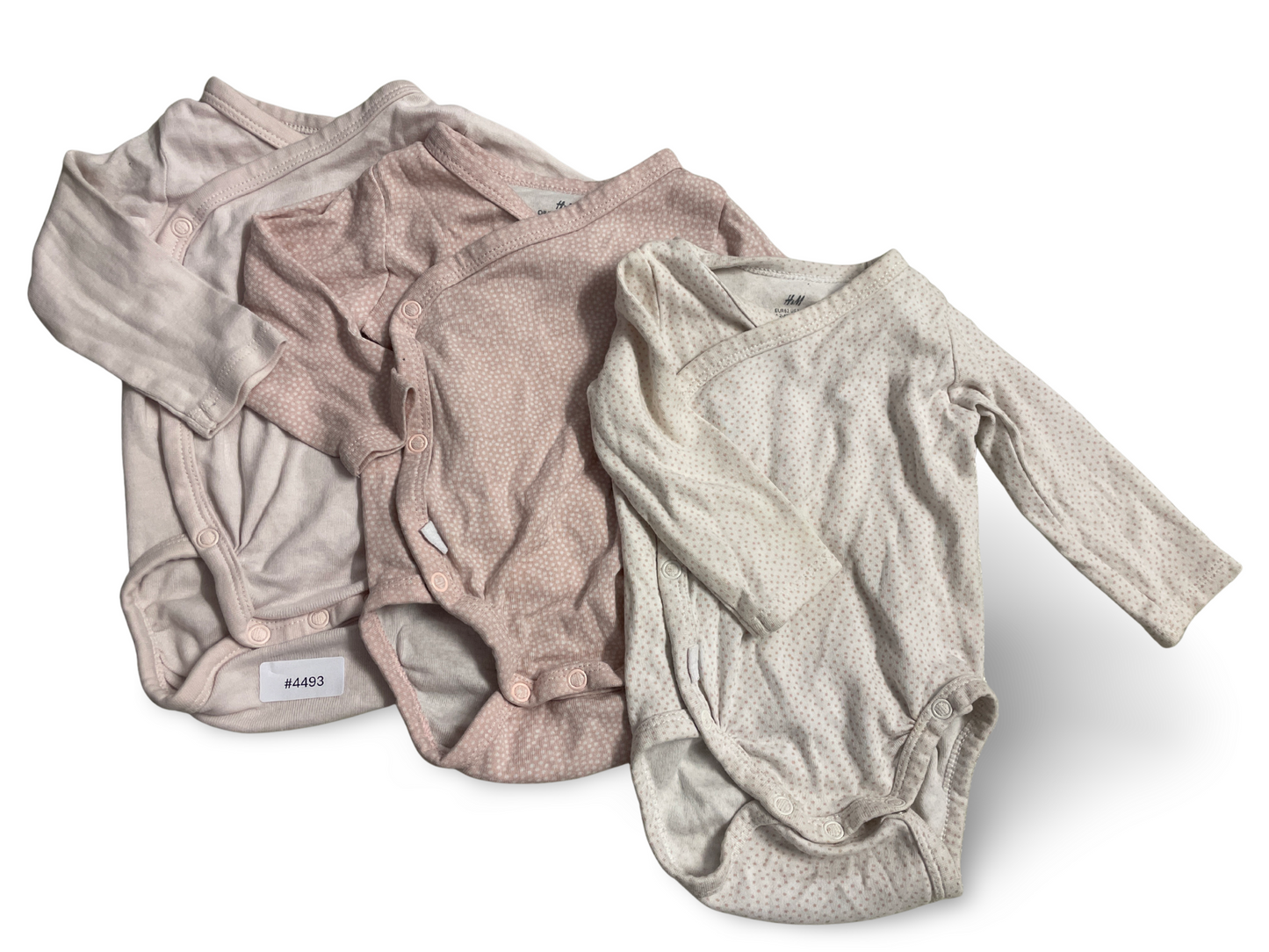 3er Bundle Wickelbodys Rosa - Gr. 62