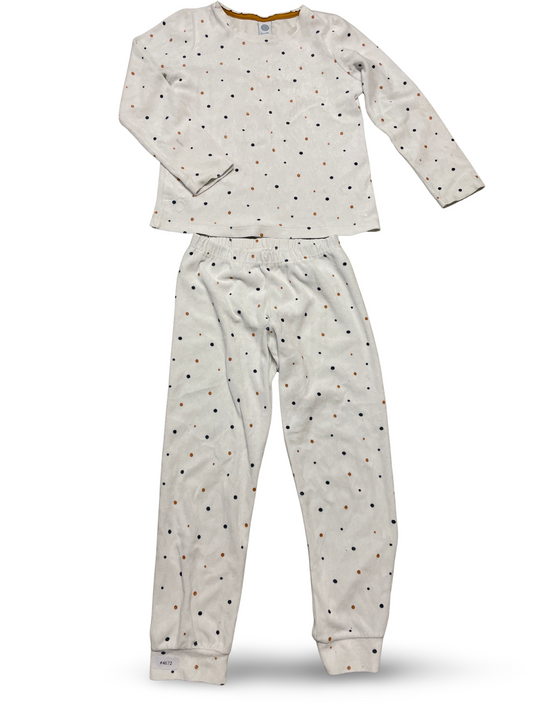 Schlafanzug mit Punkten - Gr. 128