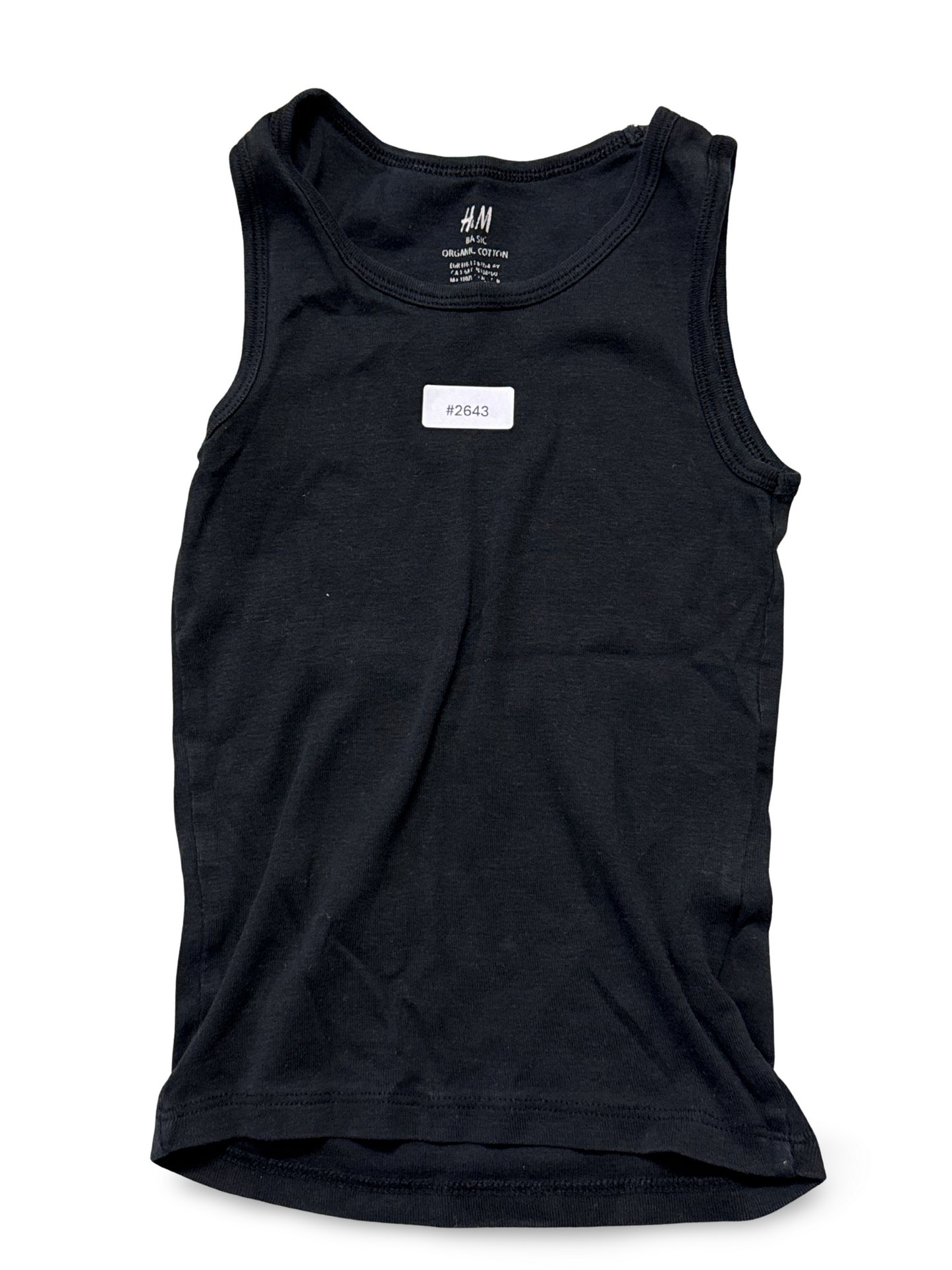 Schwarzes Tanktop - Gr. 110