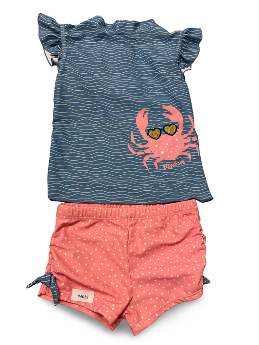 Bade-Set Top und Shorts mit Krebsprint - Gr. 110