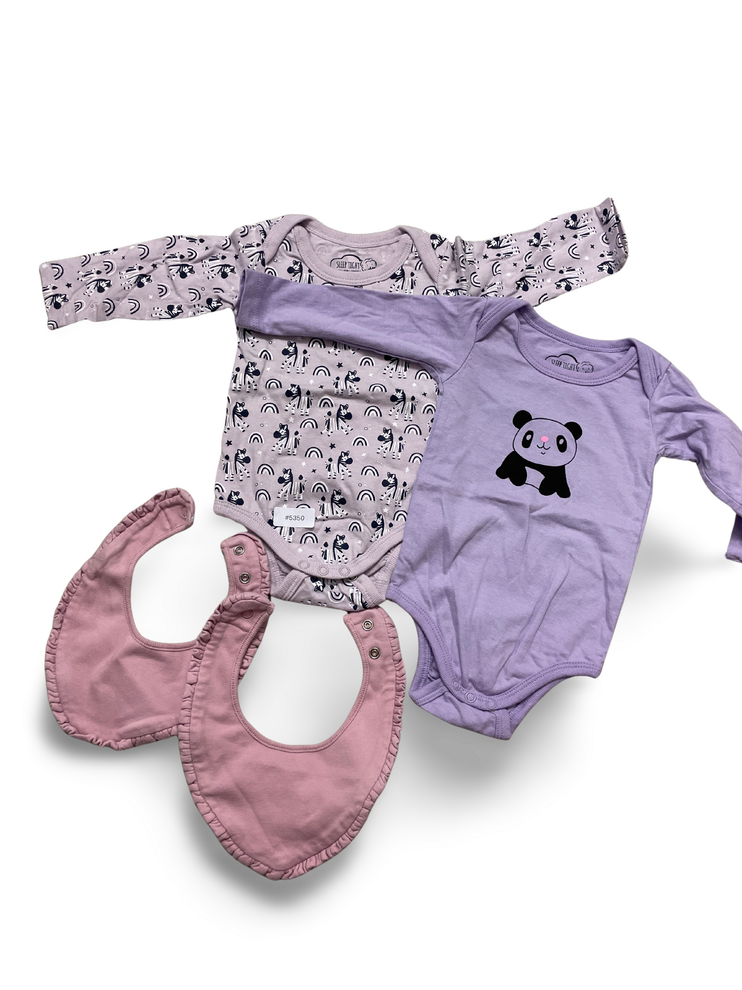 2er Bundle Langarmbodys lila - Gr. 62