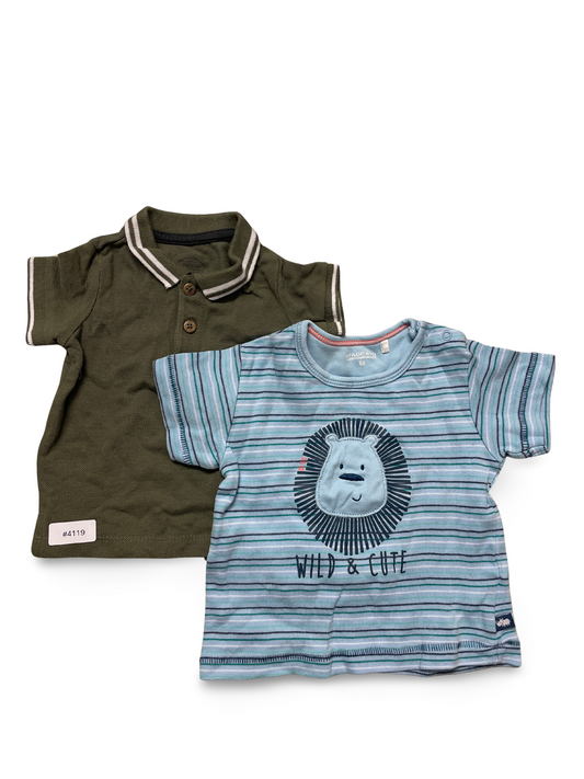 2er Bundle Kurzarmshirts - Gr. 68