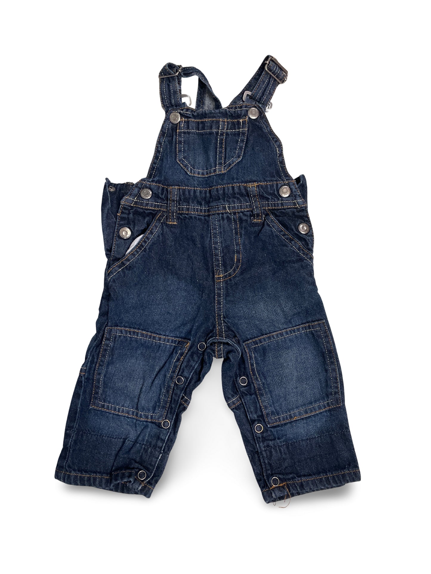 Latzhose Jeans lang - Gr. 62