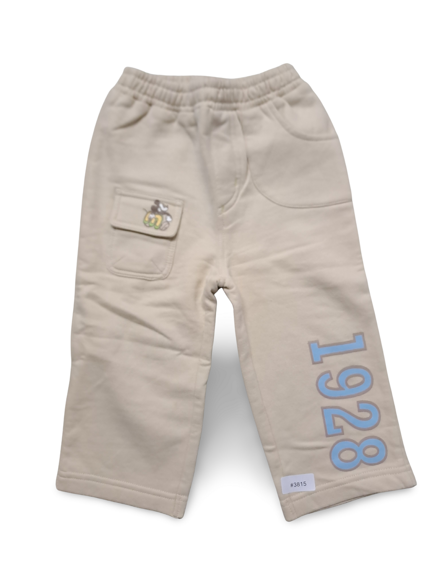 Jogginghose Beige mit 1928-Print - Gr. 80