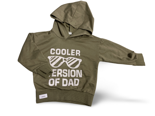 Kapuzenpullover mit Sonnenbrillen-Print - Gr. 98