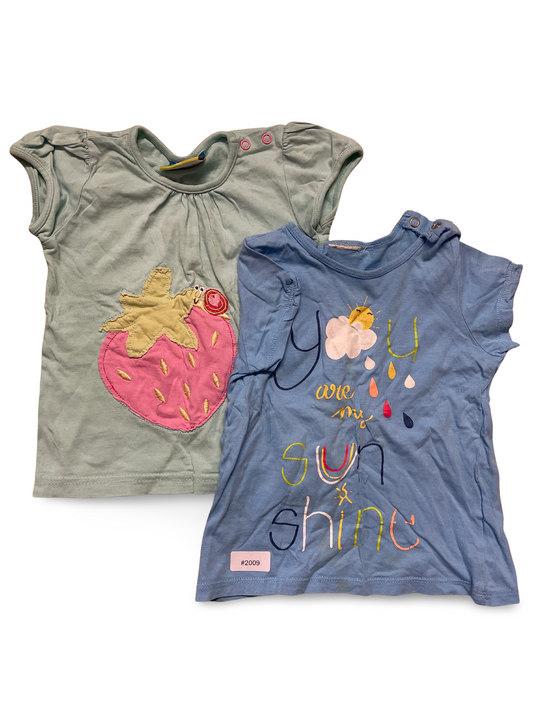 2er Bundle T-Shirts - Gr. 86