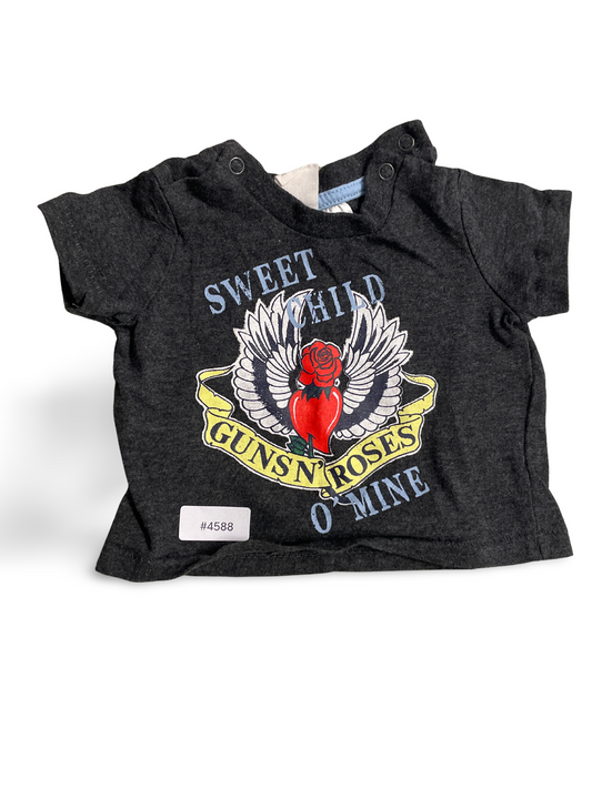 Baby T-Shirt mit Guns N' Roses Print - Gr. 56