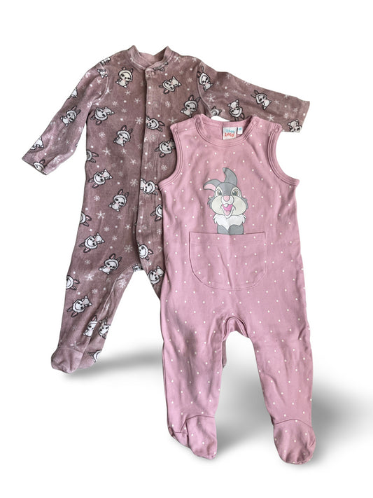 2er Bundle - Strampler lang/kurz - Gr. 68