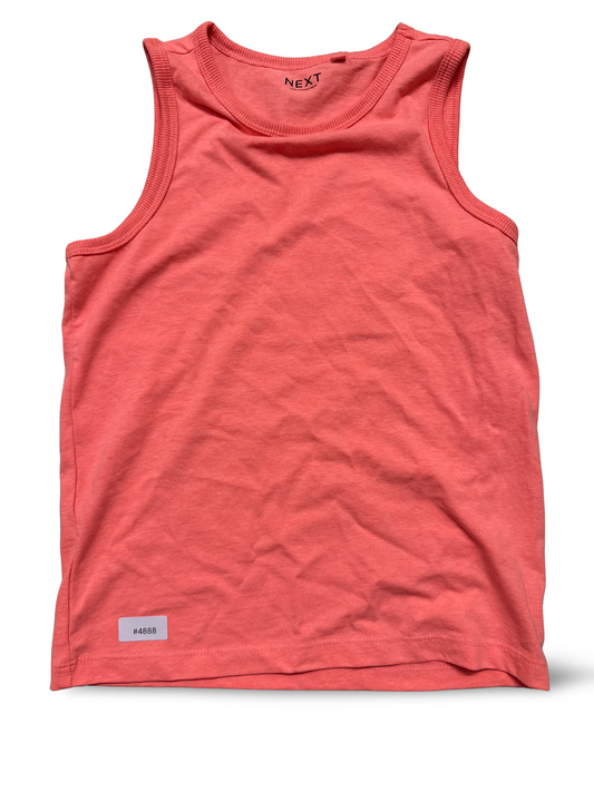 Korallenfarbenes Tanktop - Gr. 128