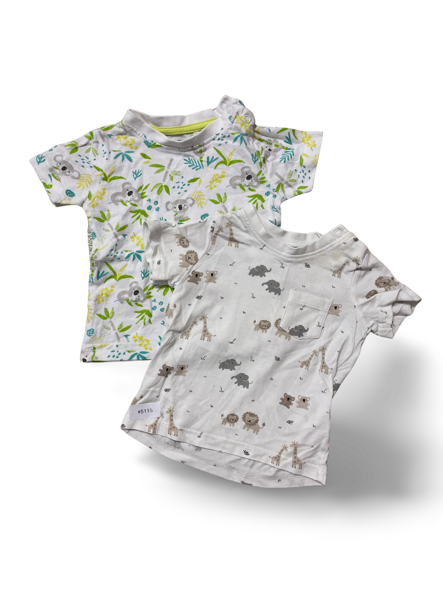 2er Bundle Babybodys mit Tierprint - Gr. 62