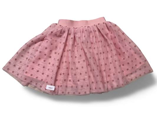 Rosa Tüllrock mit Sternchen - Gr. 110