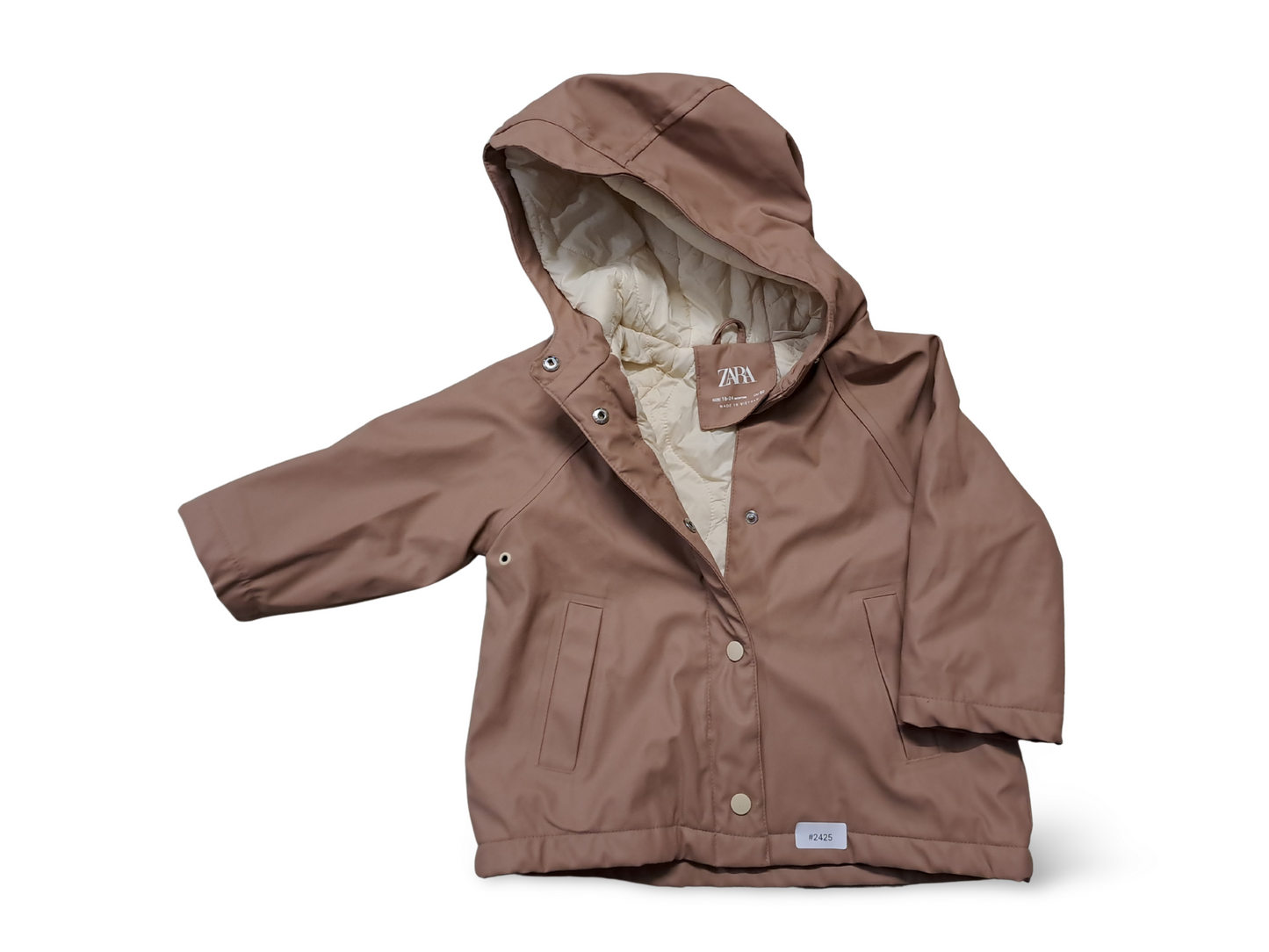 Gepolsterte Kapuzenjacke - Gr. 92