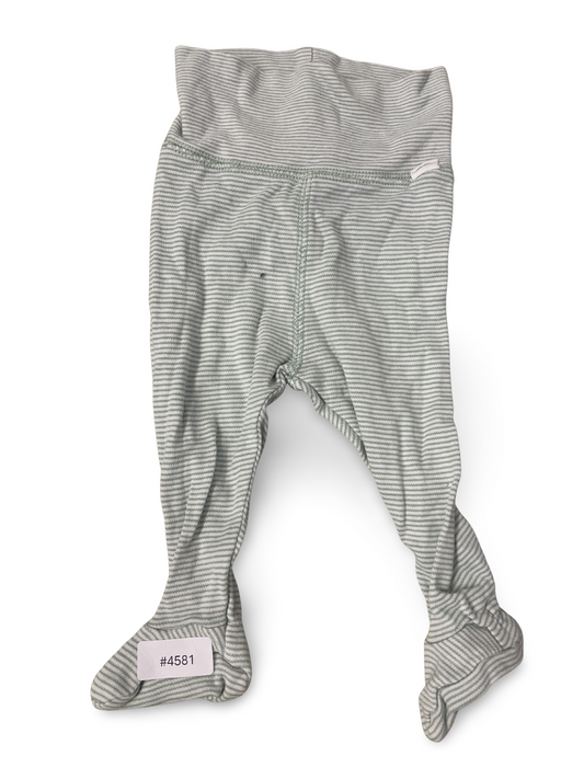 Gestreifte Baby Strumpfhose mit Füssen - Gr. 56