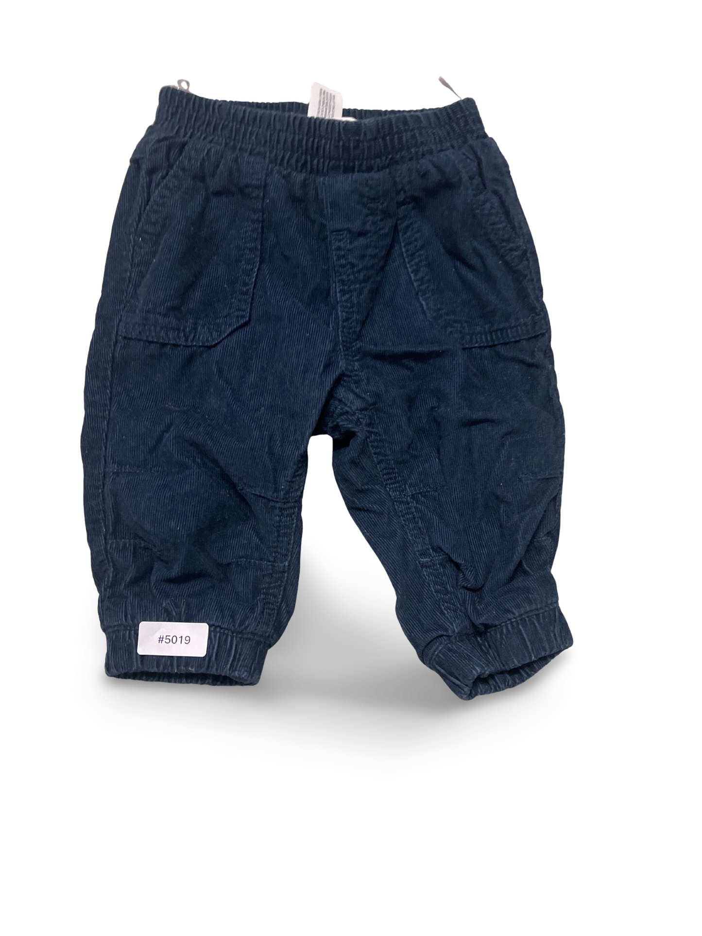 Blaue Cordhose mit Taschen - Gr. 68