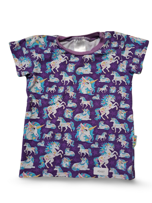 Einhorn Kurzarm T-Shirt - Gr. 92