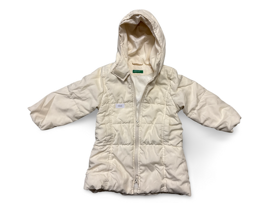 Gesteppte Winterjacke mit Kapuze - Gr. 92