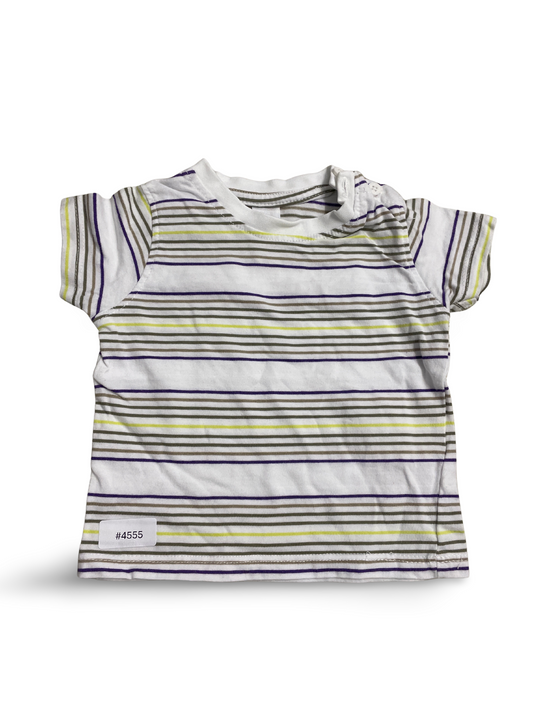 Gestreiftes Kurzarmshirt - Gr. 62