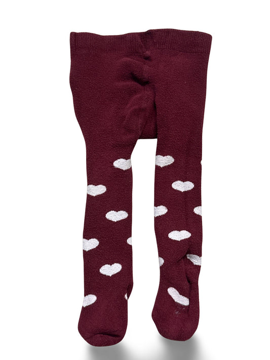 Strumpfhose mit Herzen - Gr. 86