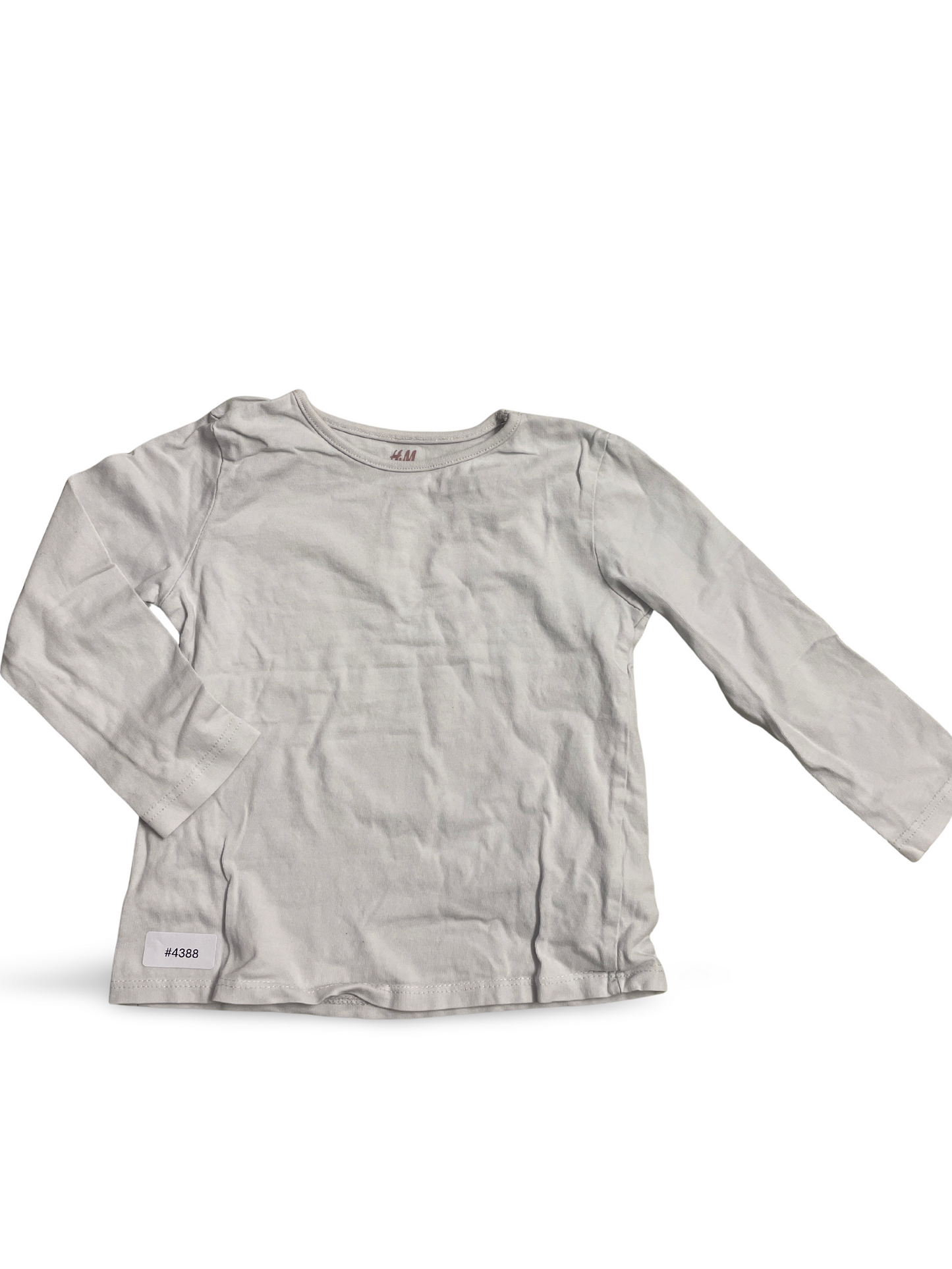 Langarmshirt weiss - Gr. 92