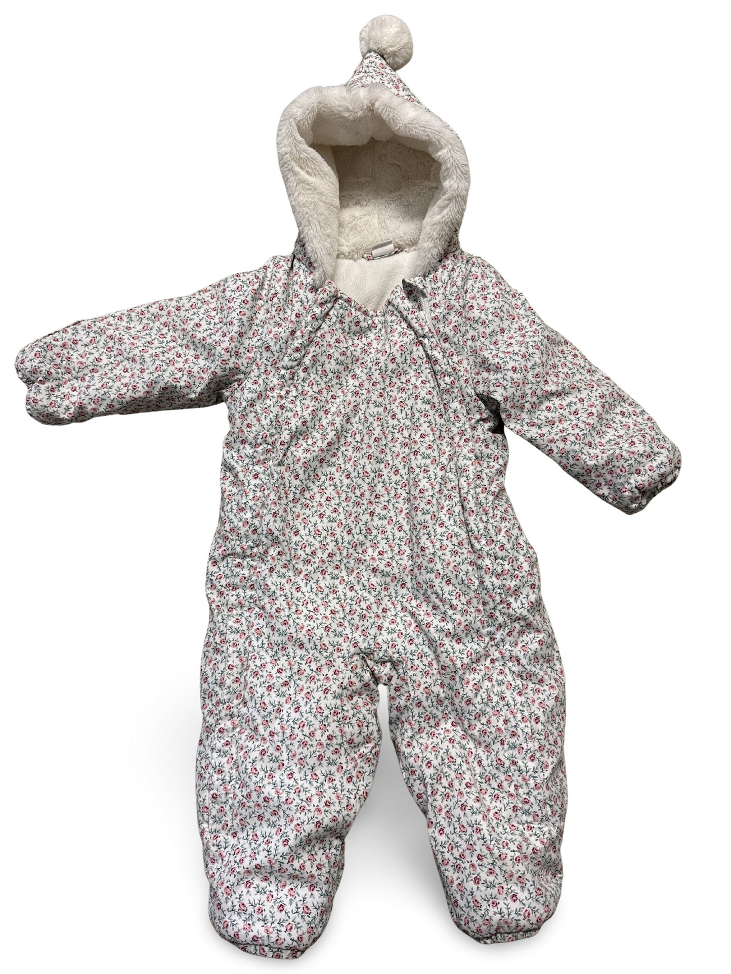 Overall mit Blumenmuster - Gr. 68