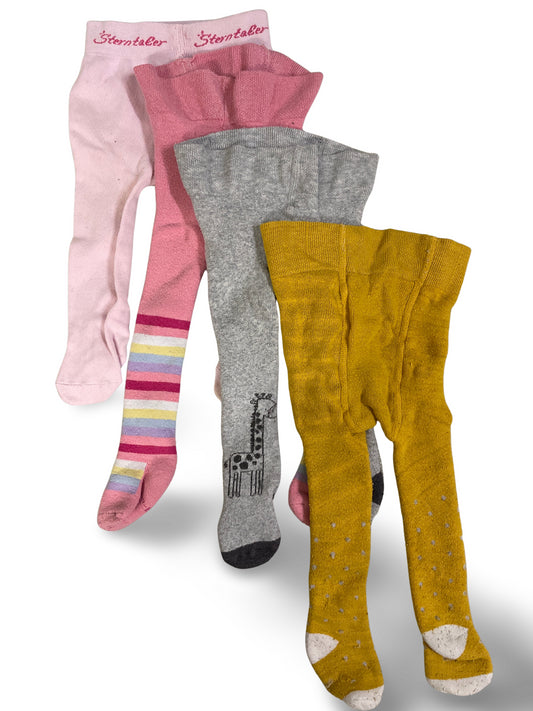 4er Bundle - Strumpfhosen - Gr. 62/68