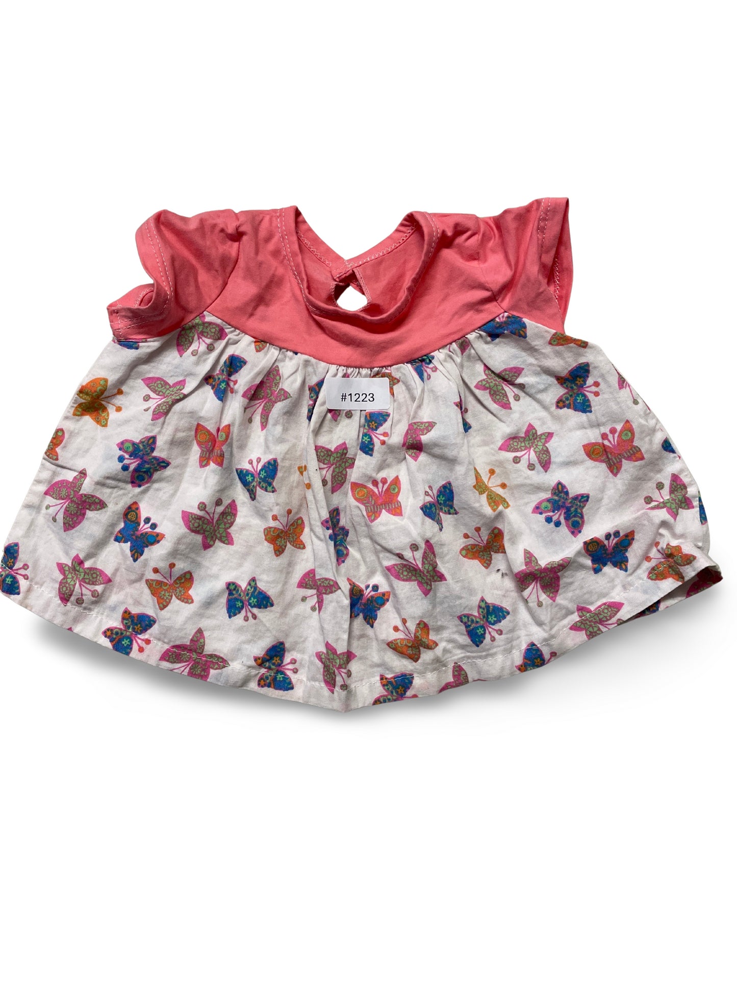 Kleid mit Schmetterlingen - Gr. 62
