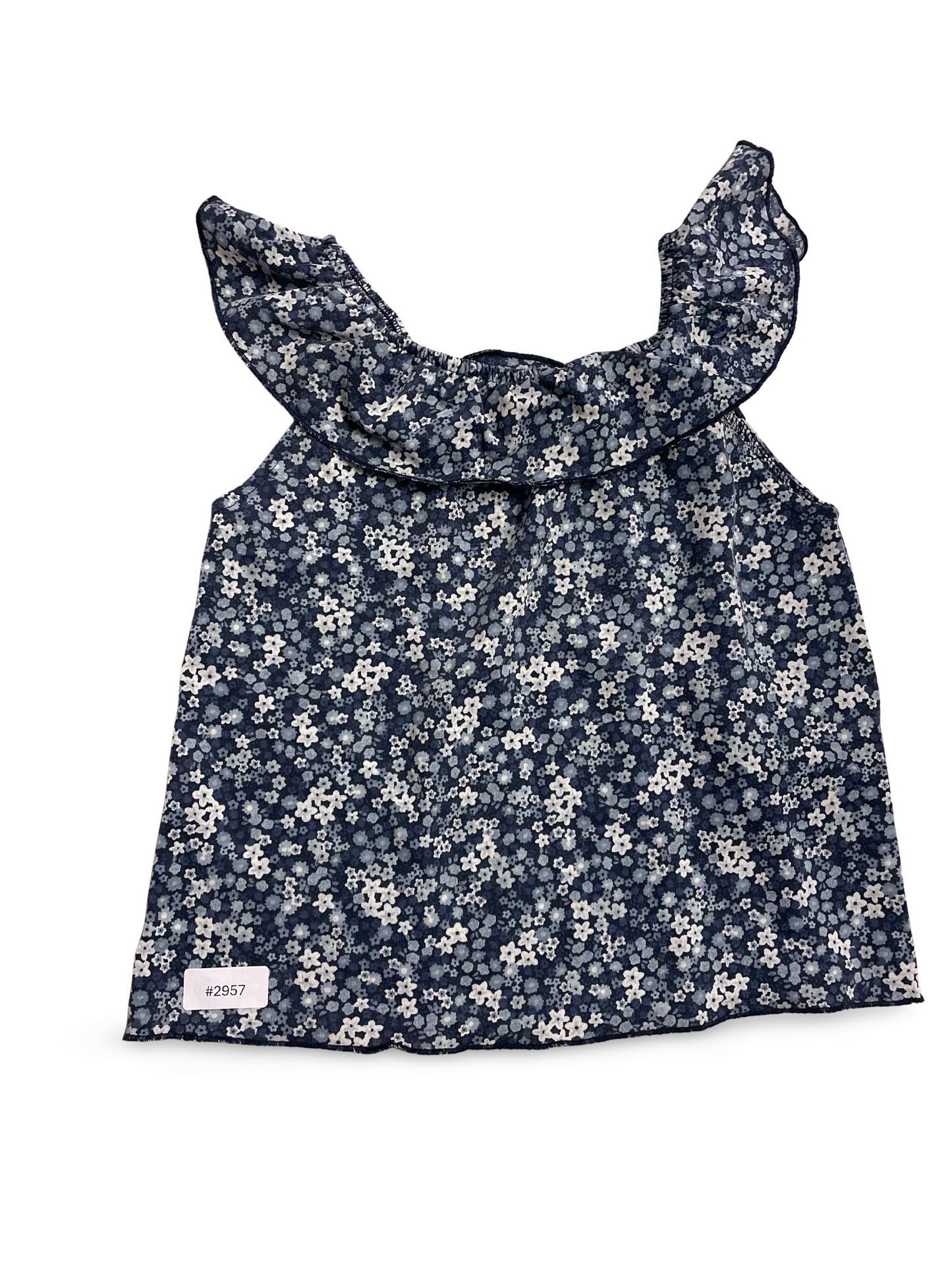 Mädchen Top mit Rüschenkragen - Gr. 92