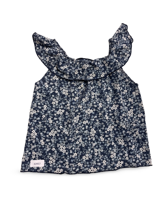 Mädchen Top mit Rüschenkragen - Gr. 92