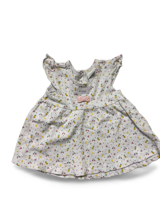 Kleid mit Blumenmuster - Gr. 62