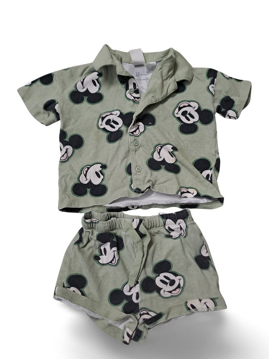 2er Set - Jogginganzug Micky Maus - Gr. 80