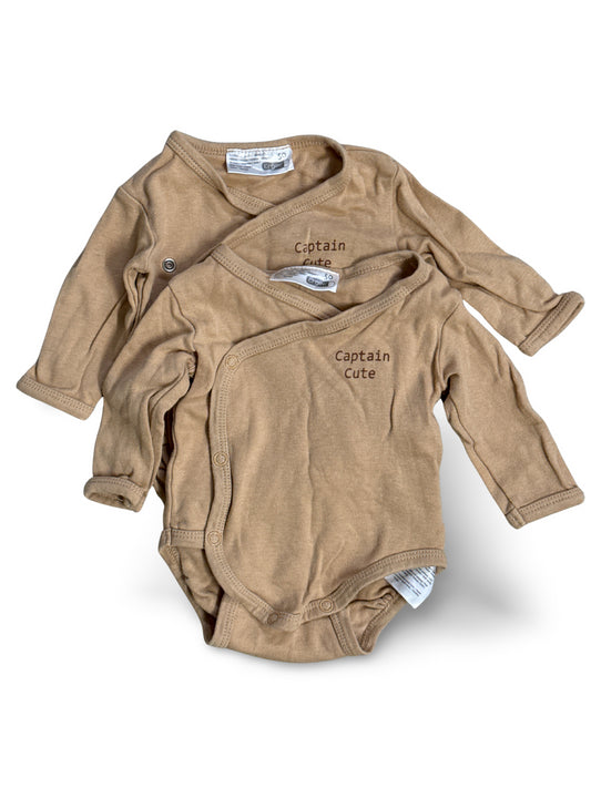 2er Bundle - Body (Wickel) lang - Gr. 50