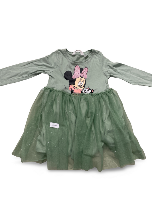 Kleid mit Minnie Maus und Tüllrock - Gr. 92