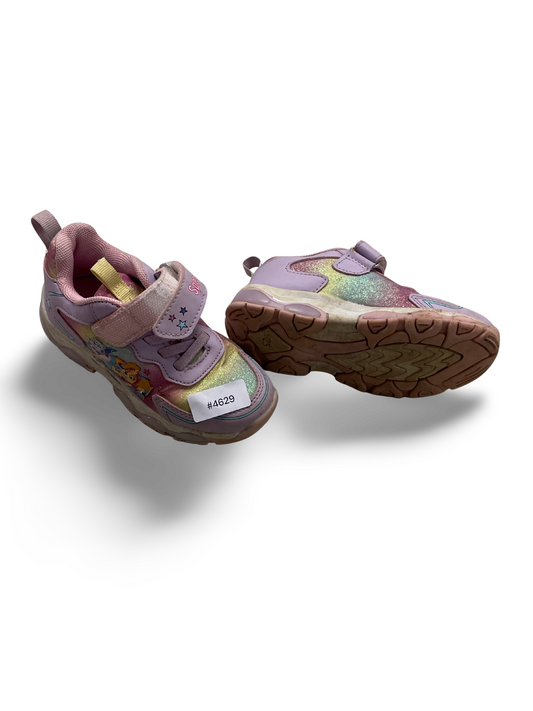 Kindersneaker mit Glitzer und Klettverschluss - Gr. 25