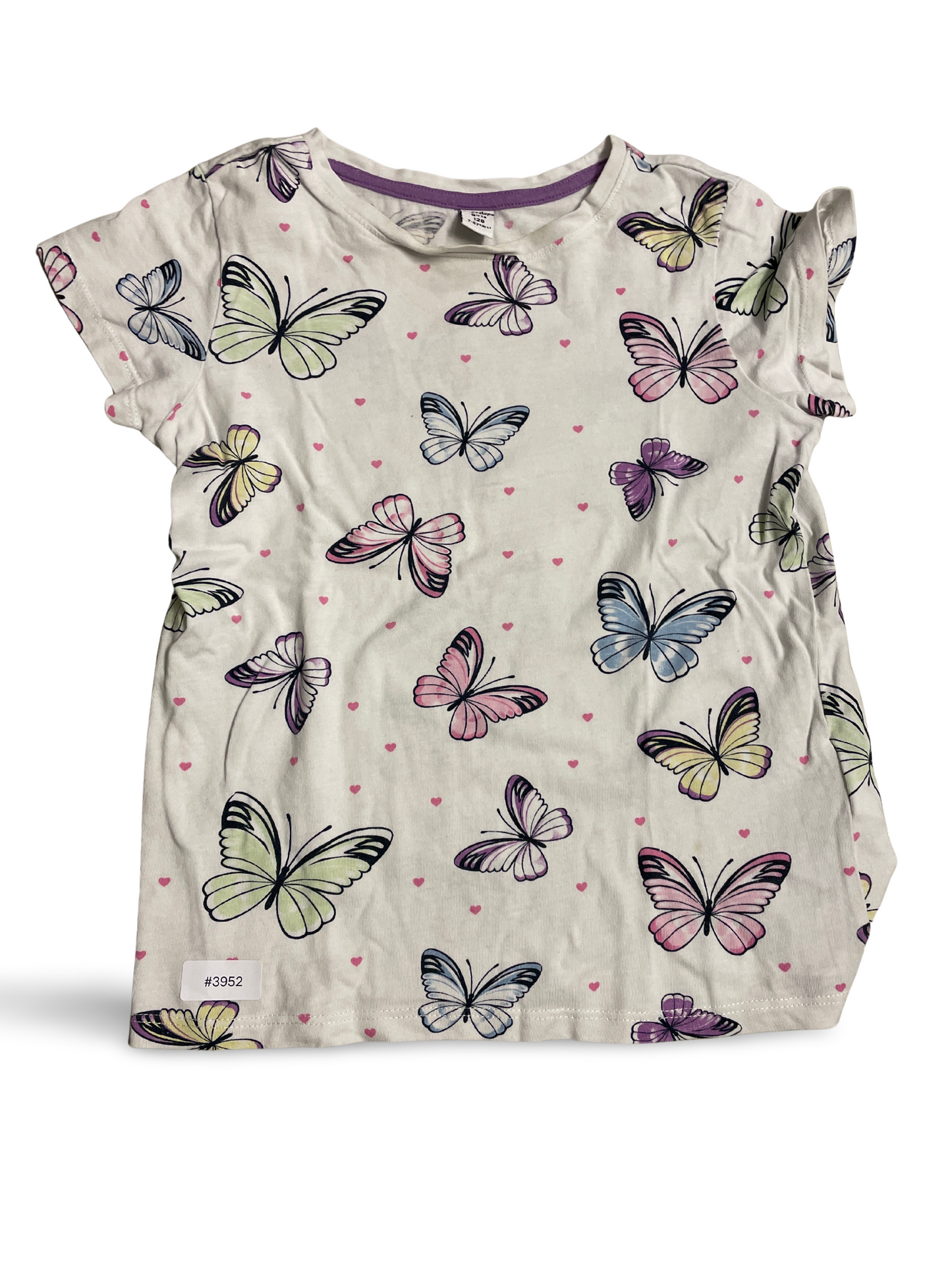 T-shirt avec papillons - Taille 128