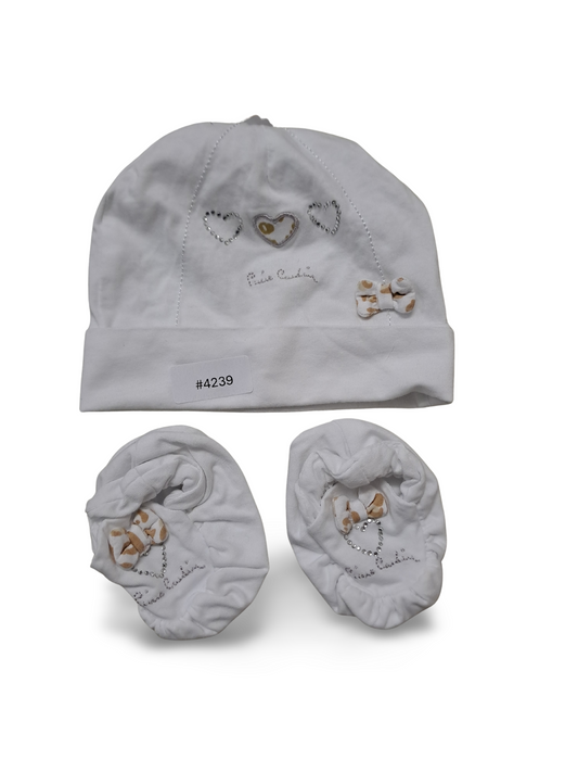 Mütze mit Fäustlingen - Gr. 68