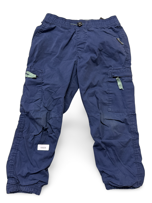 Blaue Cargo Jogginghose mit Gummizug - Gr. 116