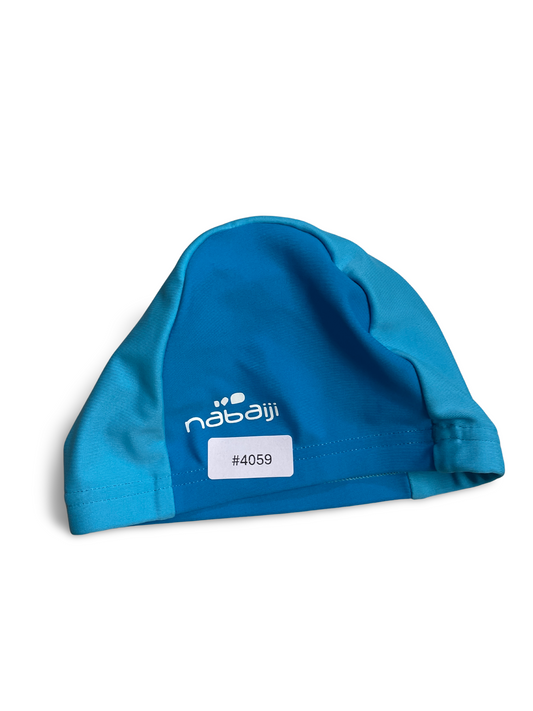 Türkis-blaue Badekappe - Gr. 86