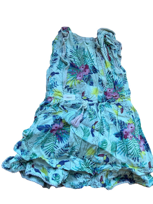Dress with tropical pattern - Size 86