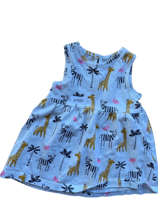 Summer dress with animal motif - Size 68