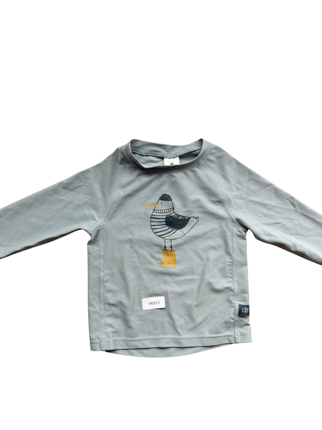 Langarm Badeshirt mit Vogelmotiv - Gr. 74