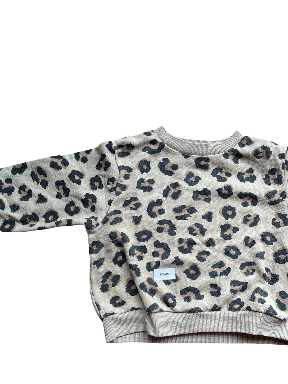 Leopardenmuster Sweatshirt - Gr. 92