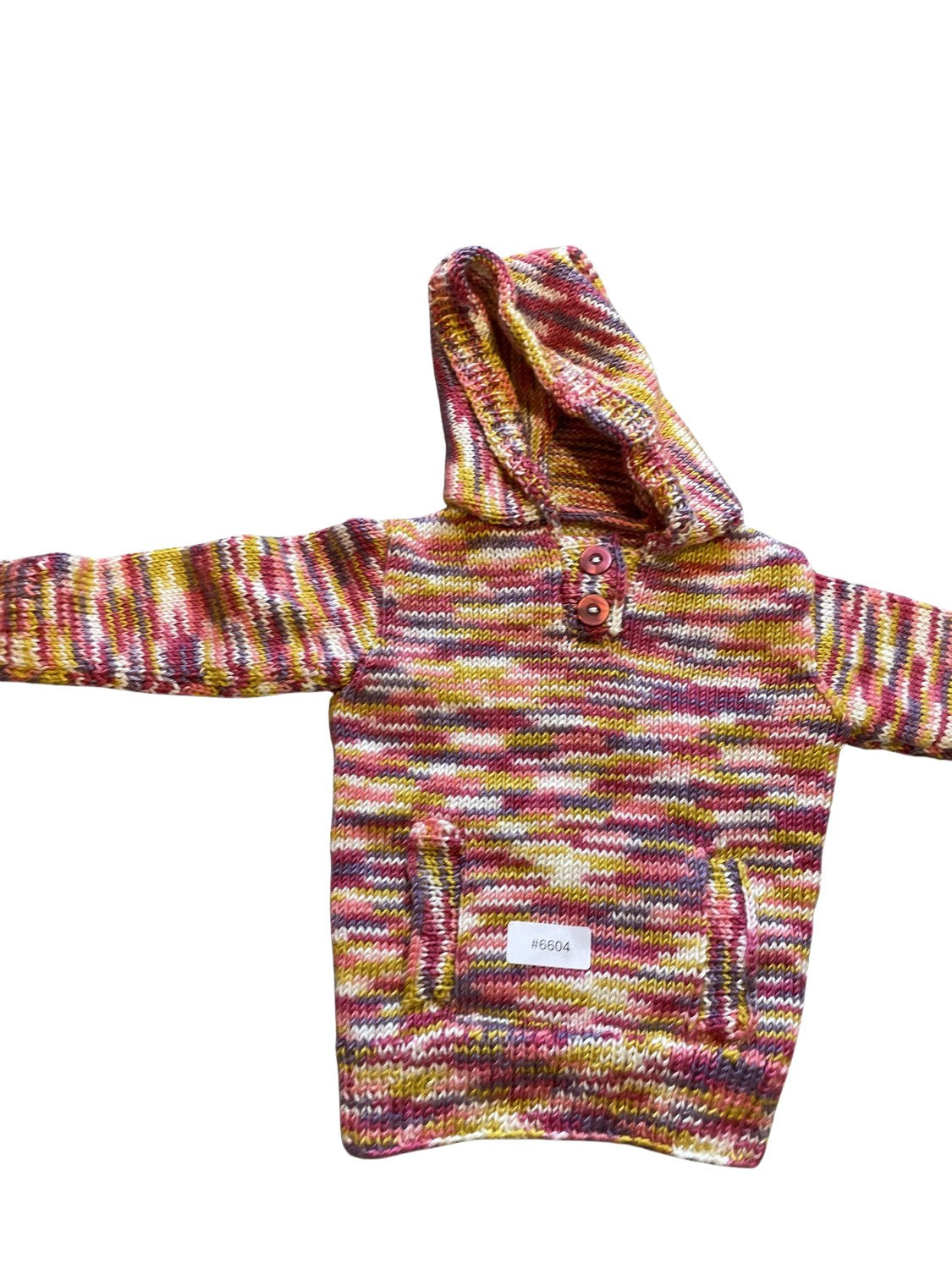 Bunte Kapuzenjacke - Gr. 68