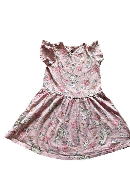 Kleid mit Einhornmuster - Gr. 110