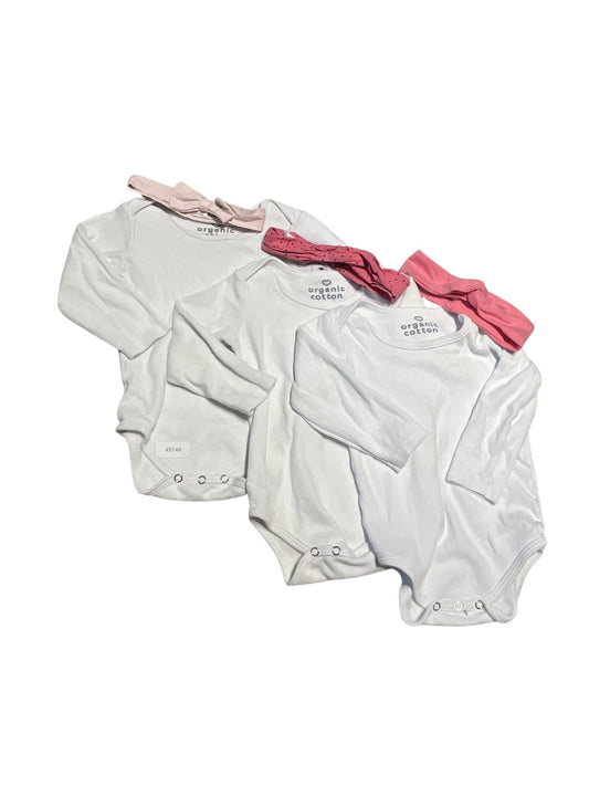 3er Bundle Body aus Bio-Baumwolle - Gr. 80