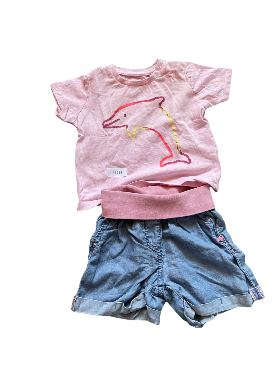 Shirt mit Delfin-Motiv - Gr. 68