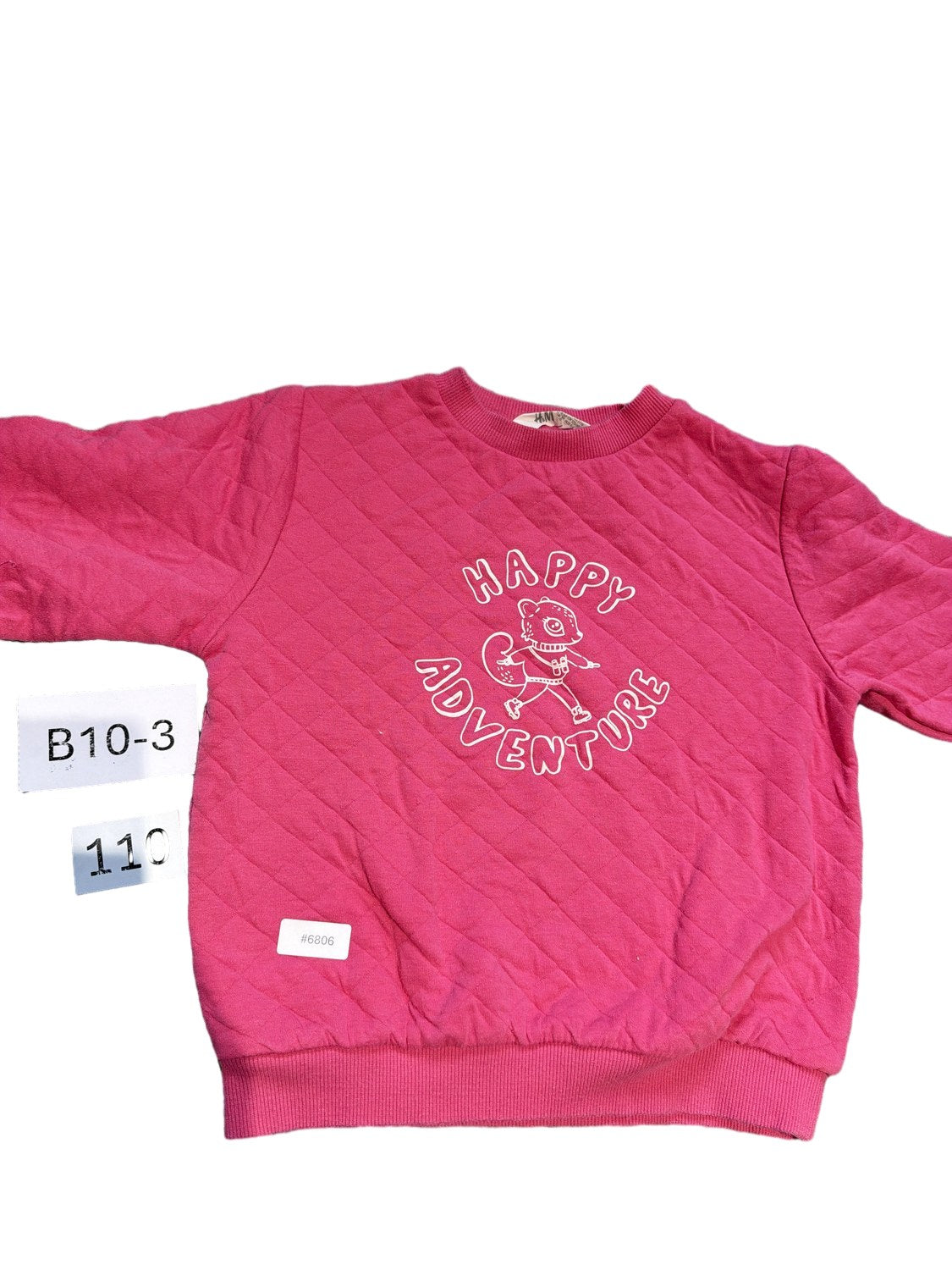 Sweatshirt mit Aufdruck - Gr. 110