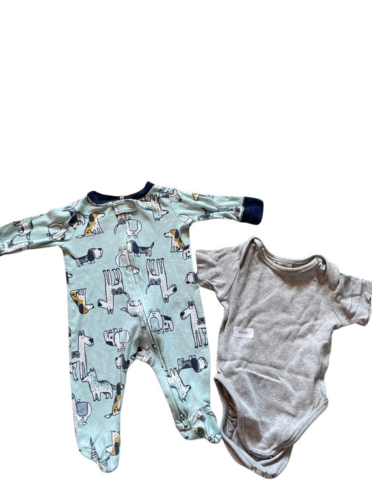 Set Strampler und Body - Gr. 62