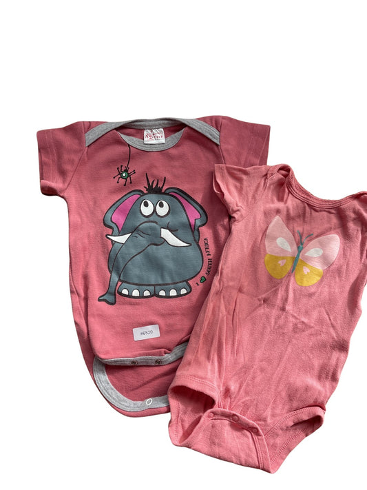 2er Bundle Strampler mit Tiermotiven - Gr. 80